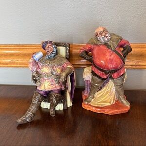 Vintage Royal Doulton Figurine Collectable The Foaming Court and Falstaff